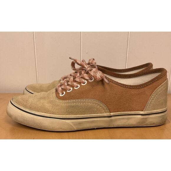 RE/DONE 70's Low Top Skate in Multi Neutral Suede 2 Tone Sneakers SZ EU 40/US 9 - Picture 7 of 8